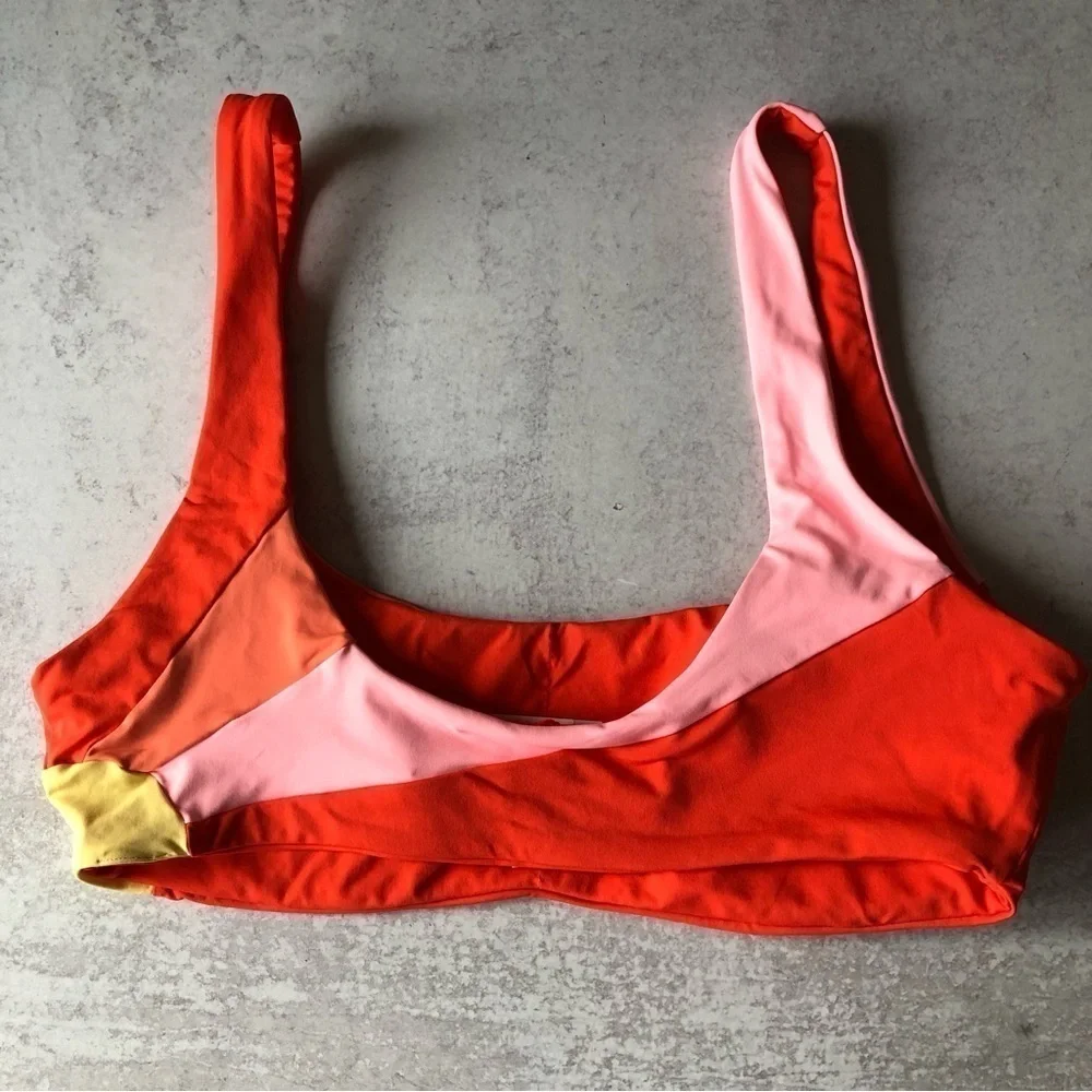 L space Lizzie Sunburst Top And Luca Sunburst Bitsy Bottoms Size XS NWT